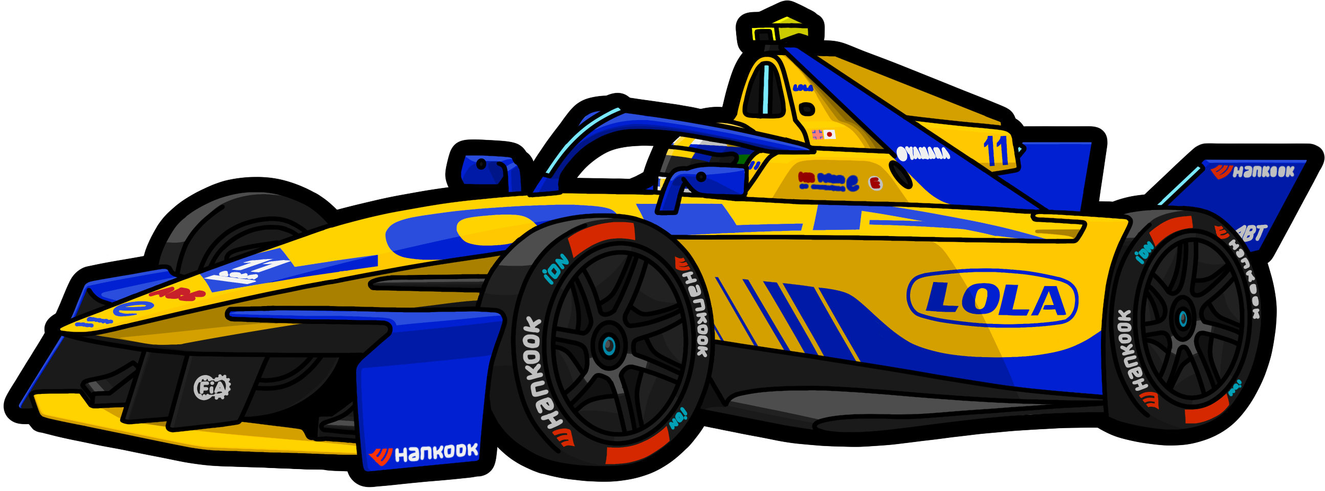 Lola Yamaha ABT Formula E Team Car