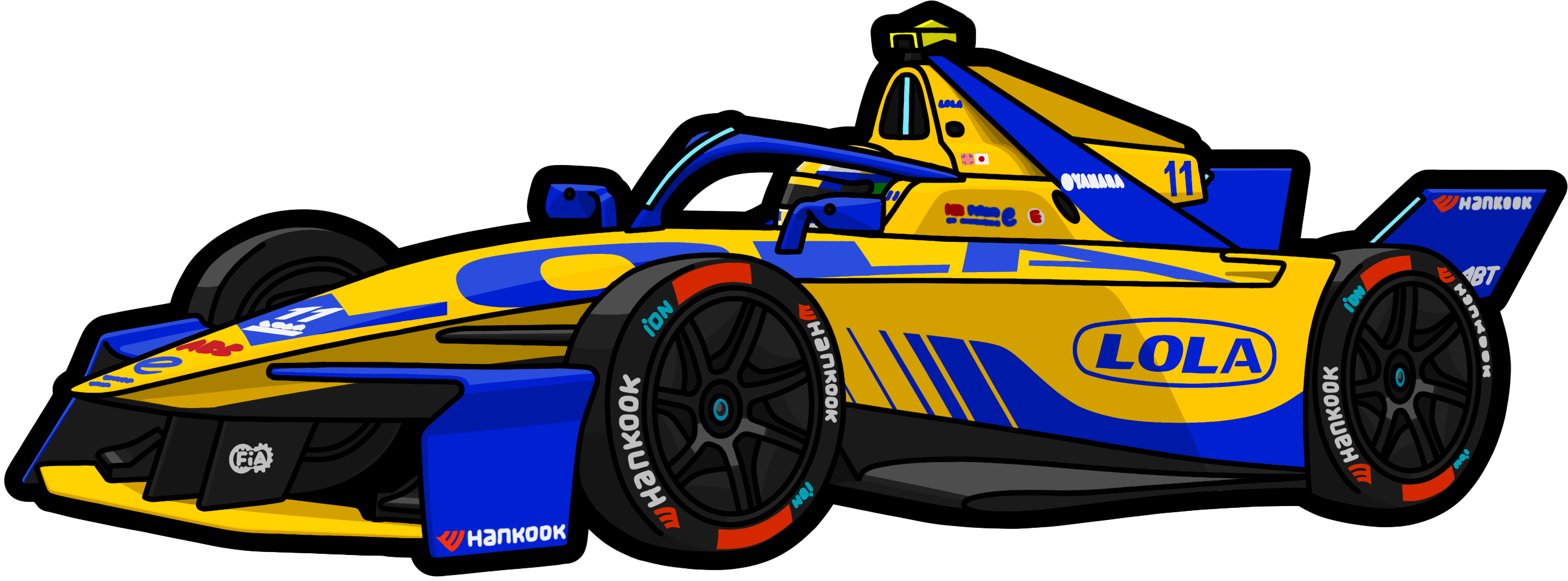 LOLA YAMAHA ABT car